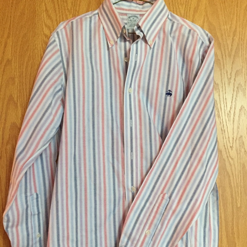 Men’s Brooks Bros striped dress shirt